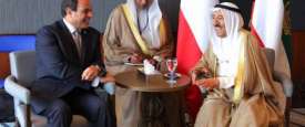 أمير الكويت الشيخ صباح الأحمد الجابر الصباح والرئيس المصرى عبد الفتاح السيسى