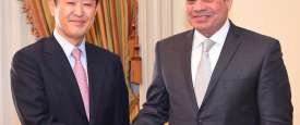 السيسي يستقبل رئيس الوكالة اليابانية للتعاون الدولي 