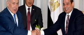 لقاء سابق للسيسي ونتنياهو