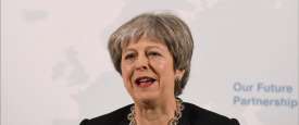 رئيسة الوزراء البريطانية تيريزا ماي 