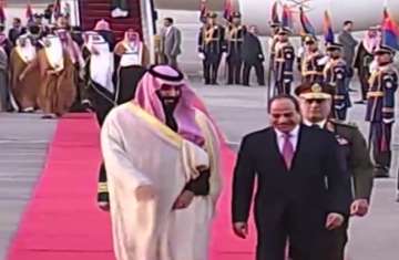 الرئيس السيسي يستقبل ولي العهد السعودي