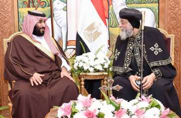 البابا تواضروس الثاني - وولي العهد السعودي الأمير محمد بن سلمان