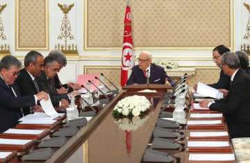 اجتماع مجلس الأمن القومي التونسي الذي يرأسه رئيس الجمهورية