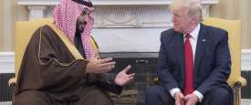 ترامب  و ولي العهد السعودي