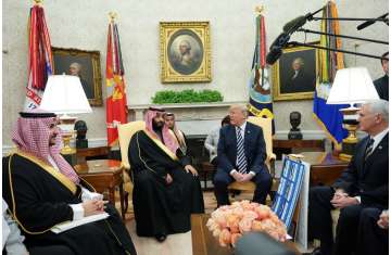 ترامب وولي العهد السعودي