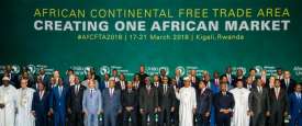 44 دولة إفريقية توقع اتفاقاً لإقامة منطقة تبادل حر في القارة
