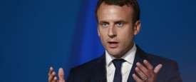 الرئيس الفرنسي إيمانويل ماكرون