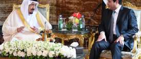الرئيس المصري عبد الفتاح السيسي والعاهل السعودي الملك سلمان بن عبد العزيز