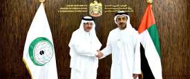 عبدالله بن زايد يستقبل الأمين العام لمنظمة التعاون الإسلامي