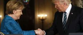ترامب وأنجيلا ميركل