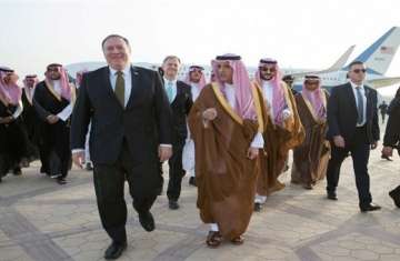 وزير الخارجية السعودي مع نظيره الأمريكي