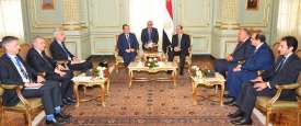 الرئيس المصري يستقبل نظيره القبرصي  