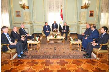 الرئيس المصري يستقبل نظيره القبرصي  
