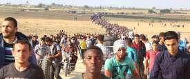 الاحتلال الاسرائيلي يقمع مسيرات الضفة  