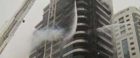 حريق برج زن