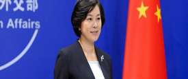 المتحدثة باسم وزارة الخارجية هوا تشون ينغ 