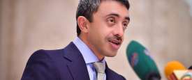 سمو الشيخ عبد الله بن زايد آل نهيان وزير الخارجية والتعاون الدولي
