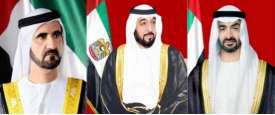 رئيس الدولة ونائبه ومحمد بن زايد 