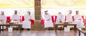 حاكم رأس الخيمية يستقبل حمدان بن راشد