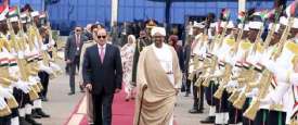 الرئيس المصري والسوداني - أرشيفية