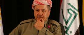 رئيس إقليم كردستان السابق مسعود بارزاني في بغداد 