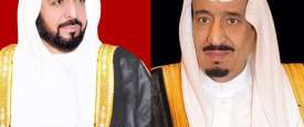 سلطان بن زايد يهنىء خادم الحرمين بالذكرى الرابعة لتوليه مقاليد الحكم
