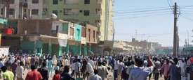 جانب من احتجاجات الخرطوم