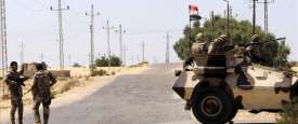 عناصر من قوات الجيش المصري بسيناء