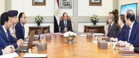 الرئيس المصري يترأس الاجتماع