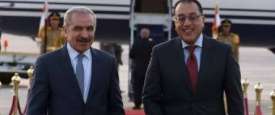 رئيس الوزراء المصري ونظيره الفلسطيني