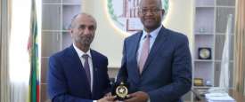 احمد الجروان ورئيس البرلمان الاثيوبي