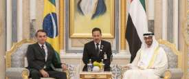محمد بن زايد والرئيس البرازيلي