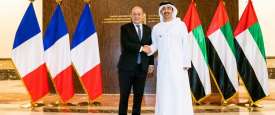 عبدالله بن زايد وجون إيف لودريان
