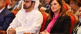 الدكتورة هالة السعيد ومحمد القرقاوي