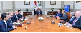 اجتماع الرئيس السيسي بشركة PRL