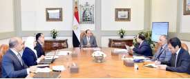 الرئيس السيسي ومجموعة من وزراء مصر