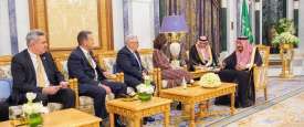 خادم الحرمين الشريفين يستقبل مديرة وكالة الاستخبارات المركزية الأمريكية