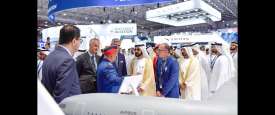 جانب من معرض دبي للطيران  