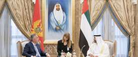 الشيخ محمد بن زايد آل نهيان وميلو جيوكانوفيتش