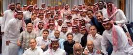 محمد بن سلمان يُستقبل ابطال نادي الهلال 