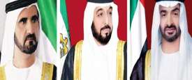 رئيس الدولة ونائبه وولي عهد أبوظبي
