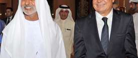 جمال المجايدة والشيخ نهيان بن مبارك