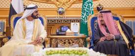 جلس بين خادم الحرمين والشيخ محمد بن راشد 