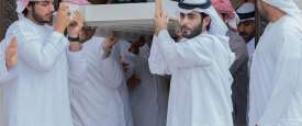 صلاة الجنازة على روح الشيخ سلطان بن عبد الله بن سلطان القاسمي