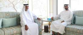 الشيخ خليفة بن زايد مع ولي عهد أبوظبي