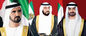رئيس الدولة ونائبه ومحمد بن زايد
