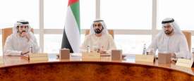 سمو الشيخ محمد بن راشد آل مكتوم خلال لا الاجتماع 
