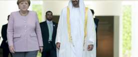 محمد بن زايد وأنجيلا ميركل