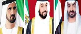 رئيس الدولة ونائبه ومحمد بن زايد