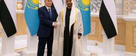 مراسم استقبال رئيس كازاخستان 